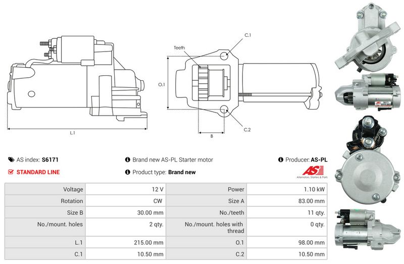AS-PL S6171 Starter