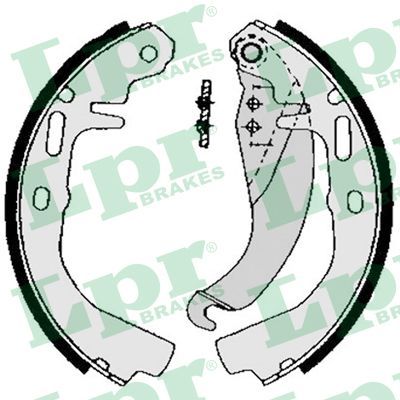 Комплект гальмівних колодок, Lpr 02500