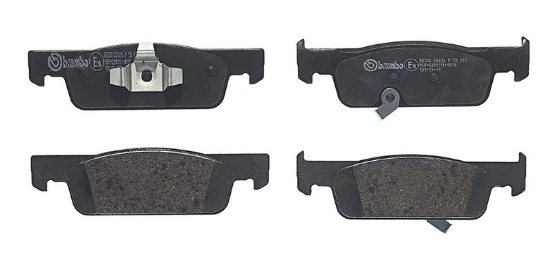 комплект спирачно феродо, дискови спирачки BREMBO