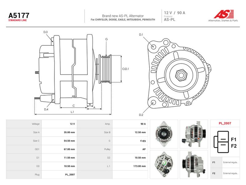 This part match OEM code: A002T81292