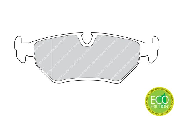 FERODO FDB632 Brake Pad Set, disc brake