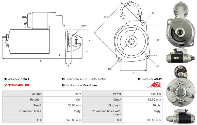 AS-PL S0521 Starter