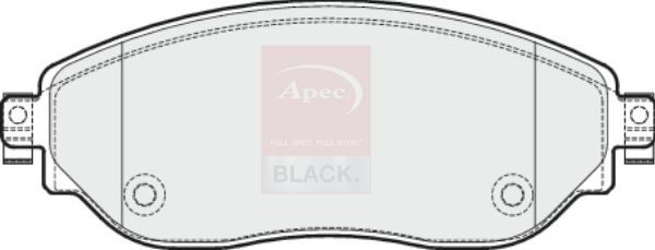 APEC Brake Pad Set, disc brake PAD2047B