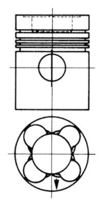 Product Image - Zuiger - 93568600 - KOLBENSCHMIDT