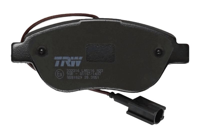TRW GDB1829 Brake Pad Set, disc brake