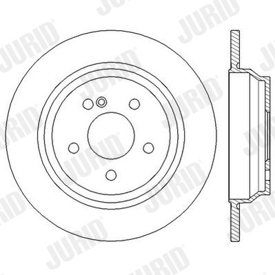 Гальмівний диск, Jurid 562566JC