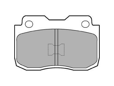 DELPHI LP463 Brake Pad Set, disc brake