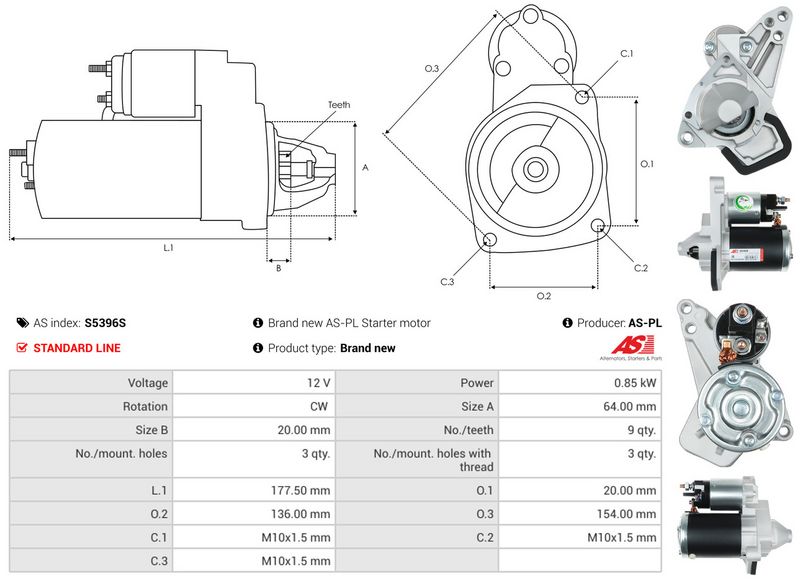 AS-PL S5396S Starter