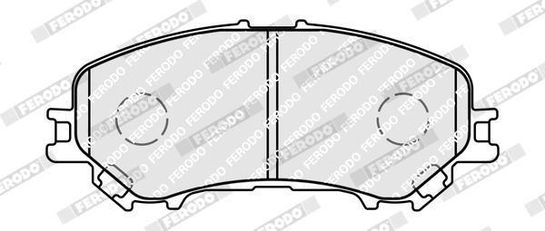 FERODO Plaquettes de frein à disque FDB4843