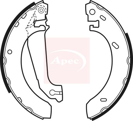 APEC Brake Shoe Set SHU489