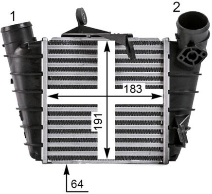 MAHLE CI 530 000P Charge Air Cooler