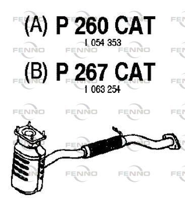 FENNO katalizátor P260CAT