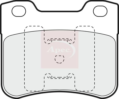 APEC Brake Pad Set, disc brake PAD917