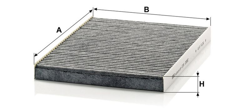 Filter, salongiõhk, MANN-FILTER CUK 2882
