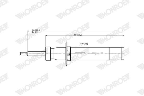 MONROE G2578 Shock Absorber