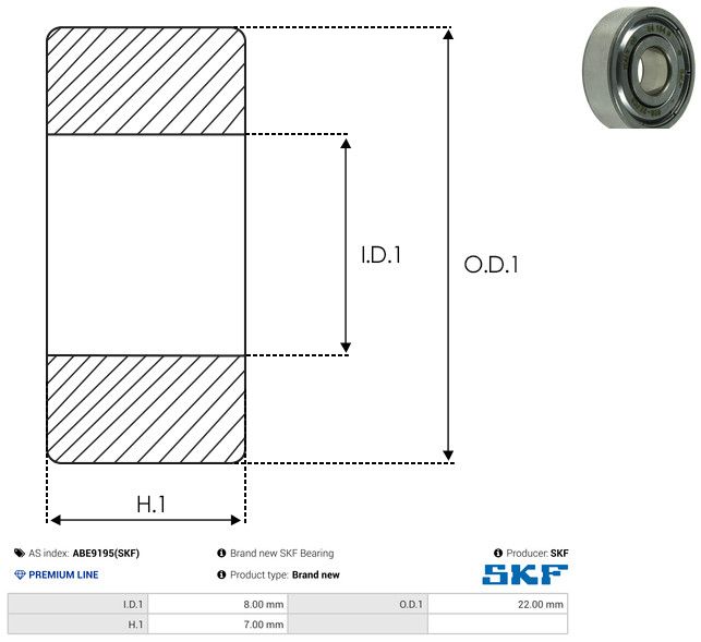 AS-PL ABE9195(SKF) Bearing