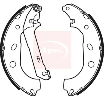 APEC Brake Shoe Set SHU658