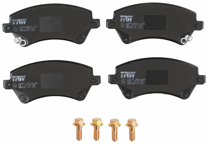 TRW GDB3288 Brake Pad Set, disc brake