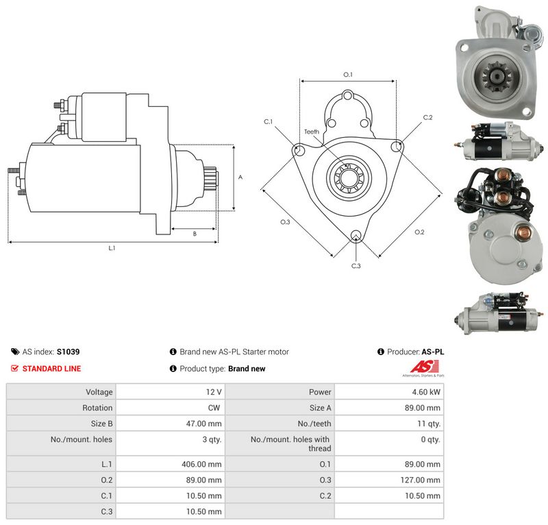 AS-PL S1039 Starter