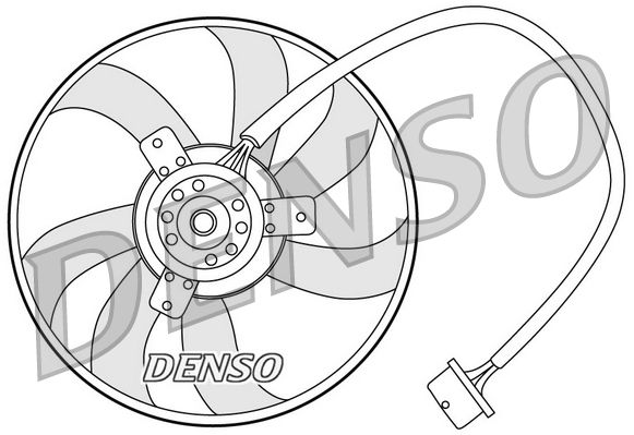 DENSO ventilátor, motorhűtés DER32003