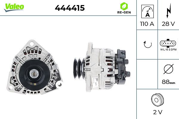 Γεννήτρια  VALEO RE-GEN REMANUFACTURED