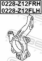 FEBEST 0228-Z12FLH Steering Knuckle, wheel suspension