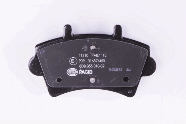 HELLA 8DB 355 010-021 Brake Pad Set, disc brake