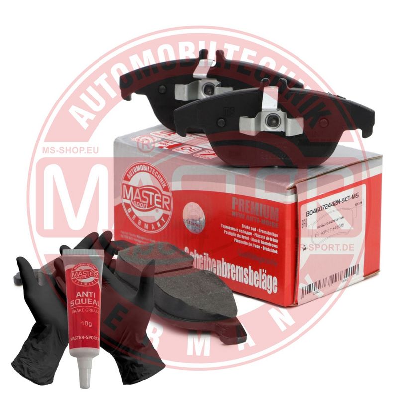 set placute frana,frana disc MASTER SPORT 13046072442N-SET-MS
