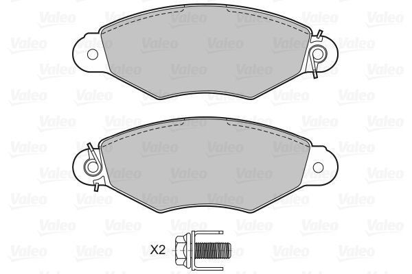 VALEO 601433 Brake Pad Set, disc brake