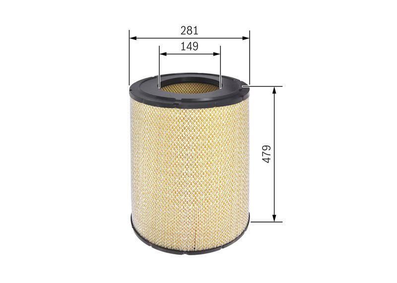 BOSCH F 026 400 087 Air Filter