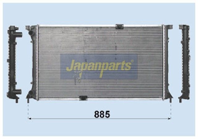 JAPANPARTS Radiatorius, variklio aušinimas