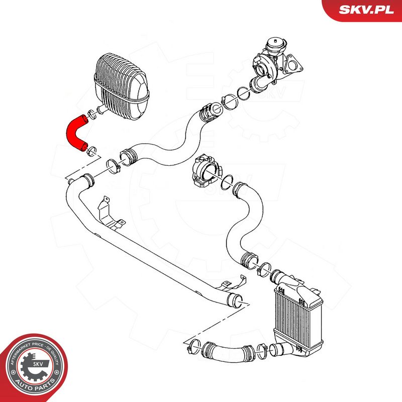 Laadimisõhu voolik, ESEN SKV 43SKV408