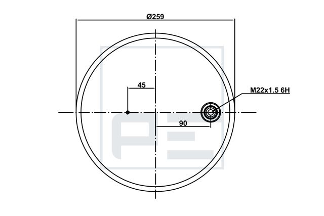 měch pérování MB Actros MP4 084.411-74A