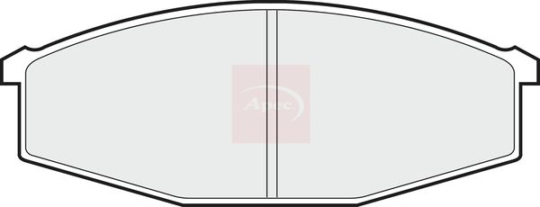 APEC Brake Pad Set, disc brake PAD375