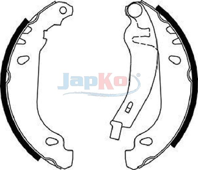 комплект спирачна челюст JAPKO