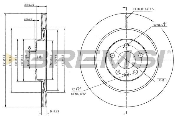 This part match OEM code: 2N0615301A