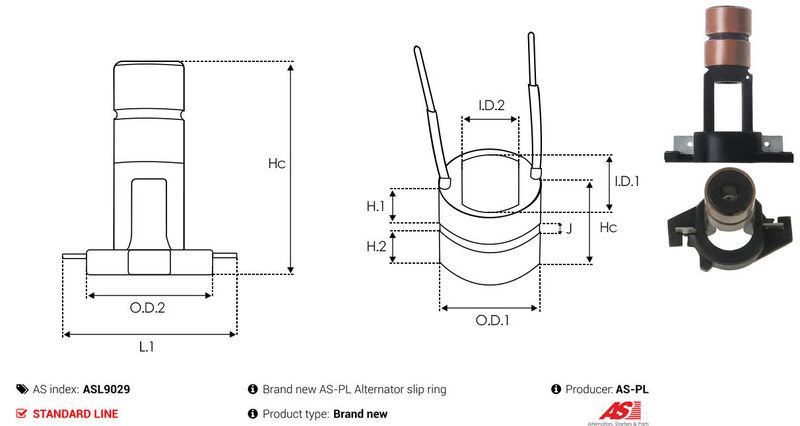 Rõngas, generaator, AS-PL ASL9029