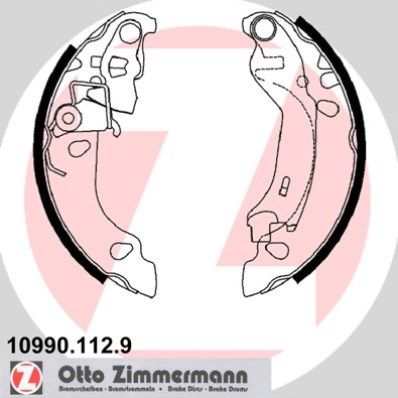 комплект спирачна челюст ZIMMERMANN