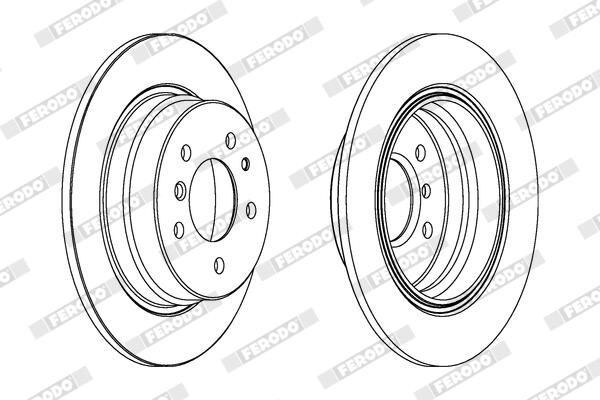 FERODO DDF221 Brake Disc