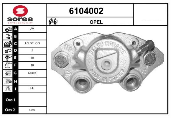 STARTCAR 6104002 - Brake Caliper