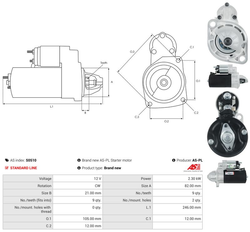 AS-PL S0510 Starter