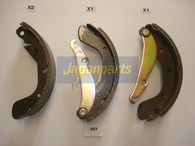JAPANPARTS Stabdžių trinkelių komplektas