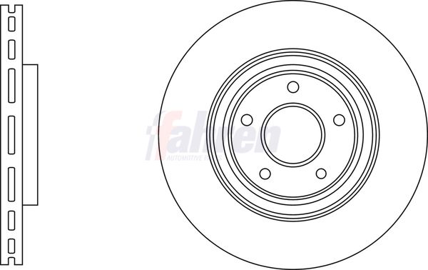 Fahren Brake Disc FBD6849