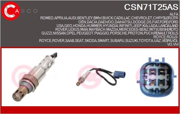 SONDA LAMBDA CASCO CSN71T25AS