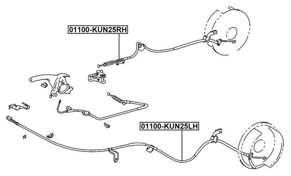 Tross, seisupidur, FEBEST 01100-KUN25RH