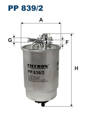 FILTRON Üzemanyagszűrő PP 839/2