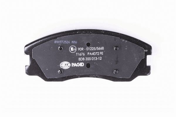 HELLA PAGID 8DB 355 013-121 Brake Pad Set, disc brake