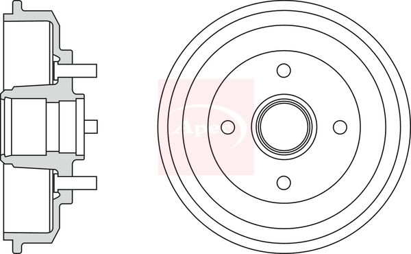 APEC Brake Drum DRM9906