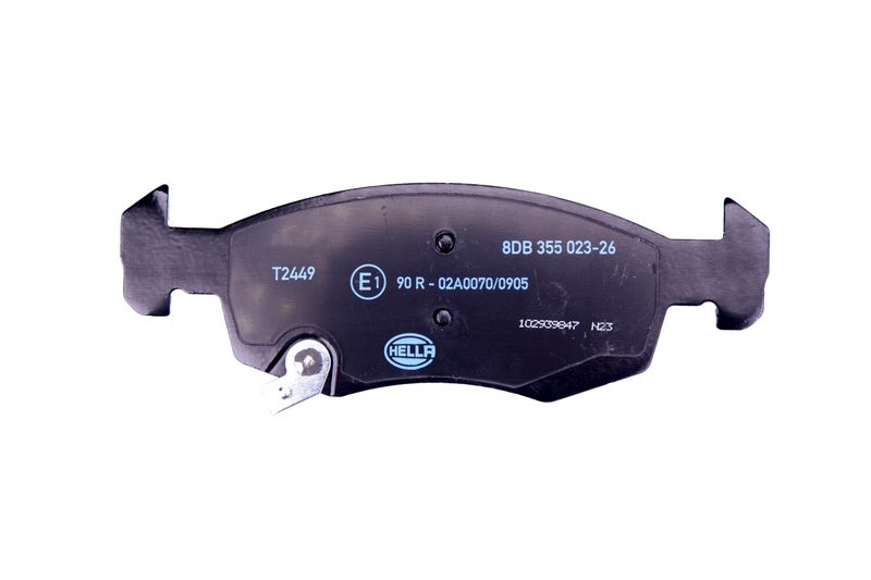 Set placute frana,frana disc 8DB 355 023-261 HELLA