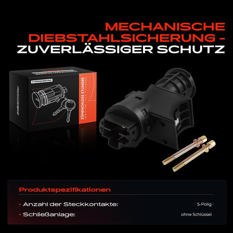 Frankberg 5481FB0072906 Steering Lock
